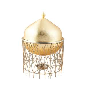 Recipientes para Servir Comida de Acero Inoxidable Ecológicos de Diseño Moderno y Lujoso para Fiestas de Boda, Calentador de Comida Tipo Buffet - Product Image 3