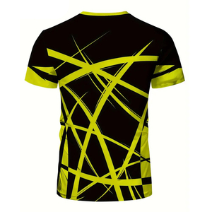 Camiseta sublimada para hombre con ajuste cómodo para un estilo casual, camiseta sublimada para hombre con diseño transpirable para uso deportivo. - Product Image 2