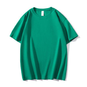 T-shirt en jersey respirant surdimensionné pour homme, de haute qualité, personnalisé, avec logo imprimé, en coton/fibre de bambou, taille plus, coupe ample - Product Image 2