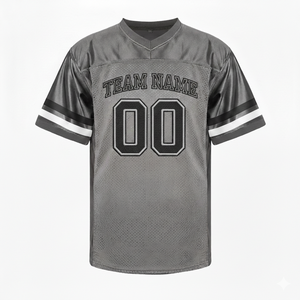 Camiseta de Fútbol Americano Personalizada con Cuello en V, Uniformes de Equipo Sublimados, Tela de Malla Transpirable de Alta Calidad para Conjuntos de Partido - Product Image 1