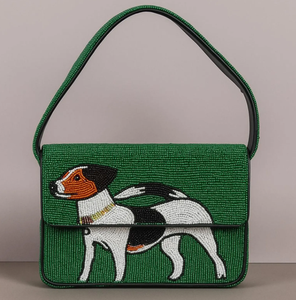 Bolso Bandolera de Mujer con Bordado Geométrico Vintage, Bolso de Mano de Tela Tejida a Mano con Correa de Cadena para Compras y Uso Diario - Product Image 6