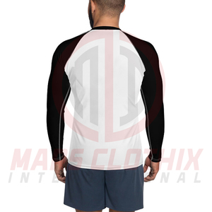 Maillot de bain à manches longues pour garçons, imprimé par sublimation personnalisée, compression, faible MOQ, best-seller - Product Image 2