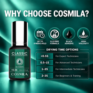 COSMILA Classic Eyelash Extension <b>Glue</b> <0.5s 8 Weeks Retention All Climate Waterproof Oil Proof Customizable OEM Profession - Product Image 3
