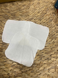 Lingettes pour bébé réutilisables en coton biologique certifié GOTS Personnalisez le logo | quantité minimale de commande bas | 12x12cm (tailles personnalisées disponibles) | Fabriqué au Vietnam - Product Image 5