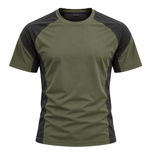 Conjunto Deportivo para Hombre, Color Verde Oliva, Chaqueta Impermeable de Poliéster, Camiseta y Pantalones, Ropa Casual de Otoño, Diseño 2 en 1 - Product Image 5