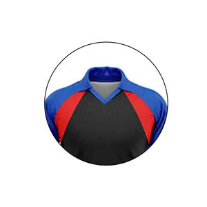 Uniformes de cricket respirants personnalisés de haute qualité, maillot à manches courtes sublimé avec nom d'équipe et logo de marque - Product Image 2