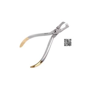 Pinza manual Satinsky para quitar brackets, removedor de bandas adhesivas posteriores cortas, alicates de ortodoncia dental, pinzas para desmontar brackets, CE - Product Image 1