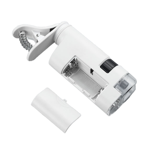 LEDとクリップ付き40X60X携帯電話拡大鏡顕微鏡マイクロレンズ - Product Image 5