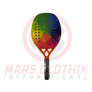 Raqueta de pádel deportiva profesional en venta, cara de fibra de carbono, mango de agarre suave, raqueta de pádel con peso equilibrado - Product Image 2