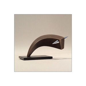 Sculpture en bois créative, artisanalement sculptée à la main, pièce maîtresse décorative pour salon, hôtel, bureau, réception - Product Image 4