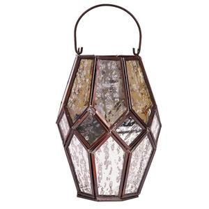 Faroles decorativos de acero y cristal - Product Image 5