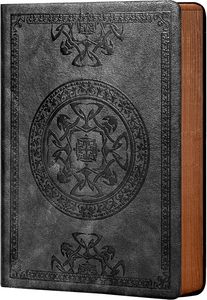 Couverture souple gaufrée, 288 pages, s'ouvre à plat pour écrire, journaliser, travailler, voyager, cadeau d'affaires, portable - Product Image 1