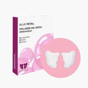 Mascarilla Facial de Microfibra de Colágeno Blue Petal, Parche para Mejillas, Reafirmante, Iluminadora, Antienvejecimiento, Hidratante, Cuidado de la Elasticidad, Loto - Product Image 5