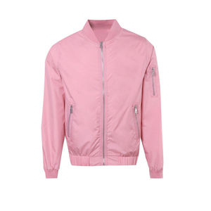 Custom Men's Bomber Jacket Lightweight Zip Up Windproof <b>Windbreaker</b> Streetwear Casual Fashion Outdoor Clothing - Product Image 1