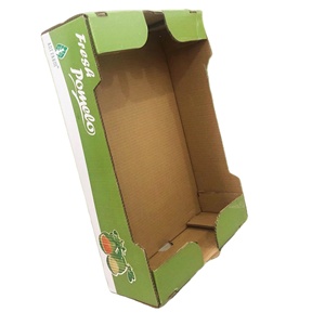 Vietnam Manufacturer's Recycled Materials Corrugated Paper Carton <b>Box</b> Glossy Lamination Fruits Packaging Air Sea Express Best - Product Image 2