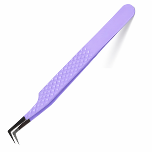 Pince à cils professionnelle pour volume, pointe incurvée, prise en main facile, outil d'extension de cils, OEM, marque privée, approvisionnement en gros - Product Image 1