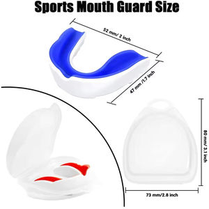 Protège-dents de boxe en PVC de dernière génération avec logo personnalisé, couleurs et tailles au choix |   Haute qualité - Product Image 5
