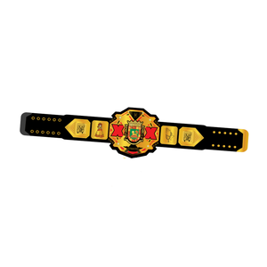 Custom Wrestling Championship Belt with Gold Plate - High Quality Durable Ideal for Events Collectors and Fans - Product Image 5
