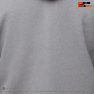 Sweat-shirt à capuche surdimensionné pour homme, gris, en molleton de coton, style streetwear, avec logo imprimé sur le devant, pour l'automne, unisexe - Product Image 6