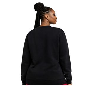 Felpa Nera Delta Sigma Theta per Donne, Vestibilità Comoda, Tessuto Premium, Abbigliamento Casual per Confraternite Greche - Product Image 2