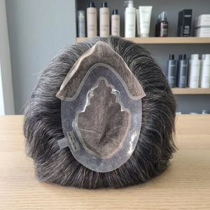Taz Hair BD – Nouveaux patchs de cheveux naturels indiens Remy, ondulés, noirs, avec dentelle frontale, écologiques et légers - Product Image 5