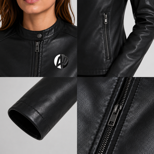 Veste en cuir élégante pour femme, conçue pour des looks tendance, un confort durable et des tenues polyvalentes au fil des saisons. - Product Image 6