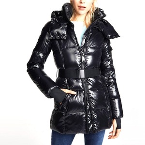 Chaqueta Acolchada de Estilo Urbano Glamuroso para Mujer, Chaqueta de Invierno Cálida, Transpirable, de Lona, Personalizada - Product Image 1