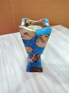 JAMEEL & SONS INTERNATIONAL Brûleur d'encens en bois d'acacia bleu fait main avec incrustations, porte-bakhoor, décoration de table religieuse pour la maison et le bureau - Product Image 4
