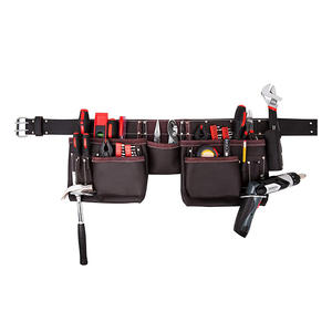 Cinturón de Herramientas de Cuero Personalizado de Nueva Llegada, Cinturón de Cuero de Grano Completo para Electricistas, Carpinteros y Constructores con Bolsillos Personalizados - Product Image 3