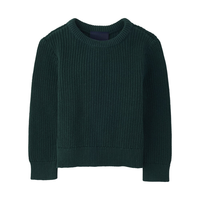 Pull-over en tricot épais vintage pour bébés et jeunes enfants, motif colorblock, col montant, manches longues, écologique, pour l'hiver