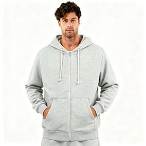 Sudadera con Capucha Personalizada con Pedrería, 100% Algodón, Unisex, Sólida, de Invierno, Holgada, con Bolsillos, Transpirable, 550 Gramos, Gruesa - Product Image 5