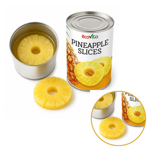Made In Vietnam Tasty Premium Quality Canned Pineapple in Natural Pineapple Juice Packed in Various Size Can - Product Image 1