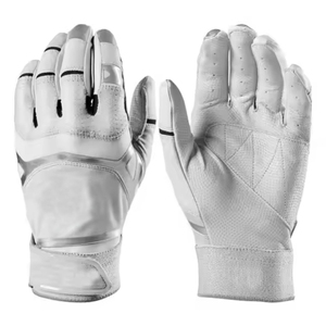 Gants de frappe en cuir blanc respirants, à enfiler, unisexes, pour adultes, légers, résistants à la transpiration, pour l'entraînement au baseball - Product Image 3