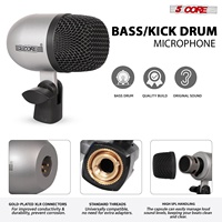 Kit de micros de batterie 5 cœurs 7 pièces entièrement métalliques pour batterie, micros pour toms, caisse claire et cymbales, ensemble de micros filaires pour instruments de percussion