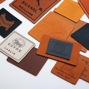 Bulk Supply Leather Patch Adhesive Backing Custom Branding Industrial Quality - Product Image 4
