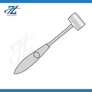 Martillo Manual de Alta Calidad con Cabeza Serrada, 170 mm de Longitud, 190 g, Acero Inoxidable Quirúrgico, Certificado CE, Uso Hospitalario, Personalizable - Product Image 2