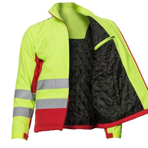 Mens High Visibility Reflective Work Jacket Durable Protective Outerwear For Construction Maintenance And Logistics Tasks - Product Image 6