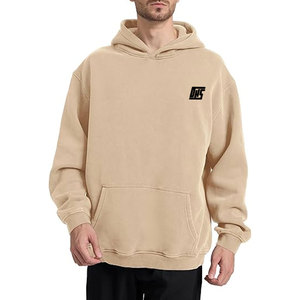 Sweats à capuche effet délavé, tissu lavé au look vieilli, toucher doux, parfaits pour le streetwear, les tenues décontractées et la mode quotidienne. - Product Image 1