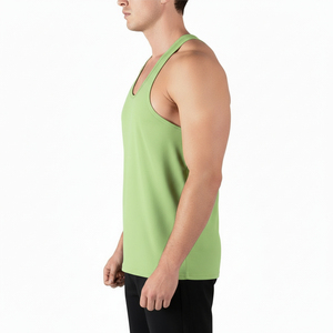 <b>Mens</b> Casual Gym <b>Singlet</b> Sleeveless Tank Top Breathable Sports Vest Workout Training Shirt Fitness Bodybuilding Activewear Custom - Product Image 3