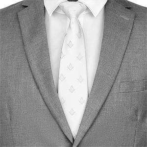 Cravate tissée pour franc-maçon, cravates de mode pour hommes avec motif carré et boussole maçonniques, couleur unie avec symboles maçonniques - Product Image 4