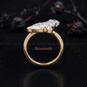 Original Luxury Dog Cut Diamond <b>Ring</b> High-End Custom Animal Shaped <b>Solitaire</b> Gold <b>Ring</b> Haute Joaillerie Fine Jewelry <b>Ring</b> - Product Image 4