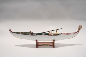 Góndola Veneciana, Modelo de Velero de Madera Hecho a Mano, Personalizado, Antiguo, Coleccionable, Temática Oceánica, Pieza de Arte Decorativa para Mesa - Product Image 6