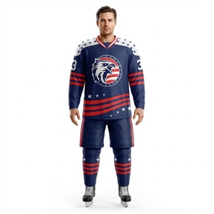 Maillot de hockey sur glace sublimé personnalisé pour équipes scolaires, clubs, universités – Vêtements de sport personnalisés – Fabricant de tenues d'équipe sous marque privée - Product Image 2