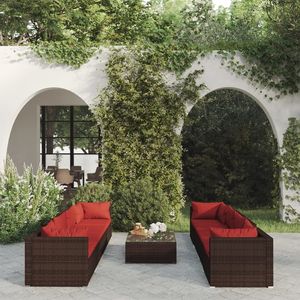 Set Lounge da Giardino Marrone - Product Image 1