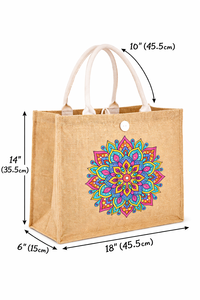 Eco-Friendly Jute Fashionable Open Closure Solid Color <b>Beach</b> Tote <b>Bag</b> with <b>Large</b> Capacity Reusable Design - Product Image 2