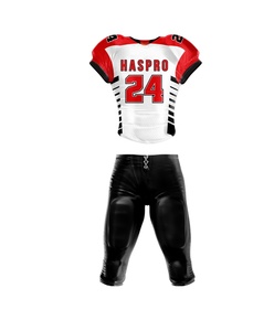 Top High Quality Breathable Lightweight High Quality Men's American Football Jersey Uniform Customized Short Sleeve - Product Image 4