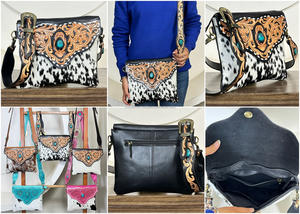 Sac bandoulière de luxe en cuir véritable fait main, nouveau design 2026, facile à transporter, pour femme, en cuir de vachette, fabriqué sur mesure - Product Image 3