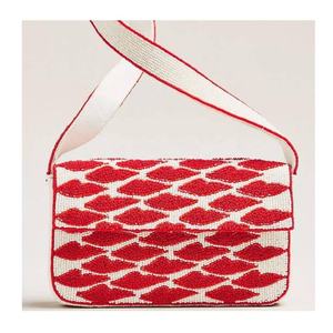 Bolso de Hombro con Cuentas Hecho a Mano, Correa Pequeña, Diseño Moderno para Mujer, Uso Diario, Viajes y Oficina, Bolso de Hombro Multiusos - Product Image 1