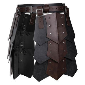 Cinturón Ancho de Cuero Sintético Medieval para Hombre, Estilo Retro, Doble Cara, Armadura de Cintura, para Mercenarios y Caballeros, 2026 - Product Image 1