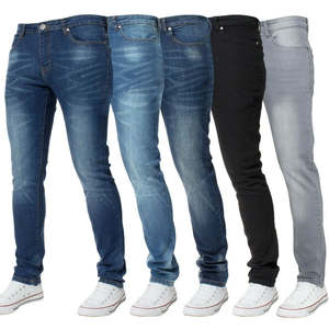Pantalones vaqueros de calidad superior para hombre Precio Premium barato Orientado a la exportación Diseño informal de alta calidad Logotipo personalizado Color sólido para hombres - Product Image 1